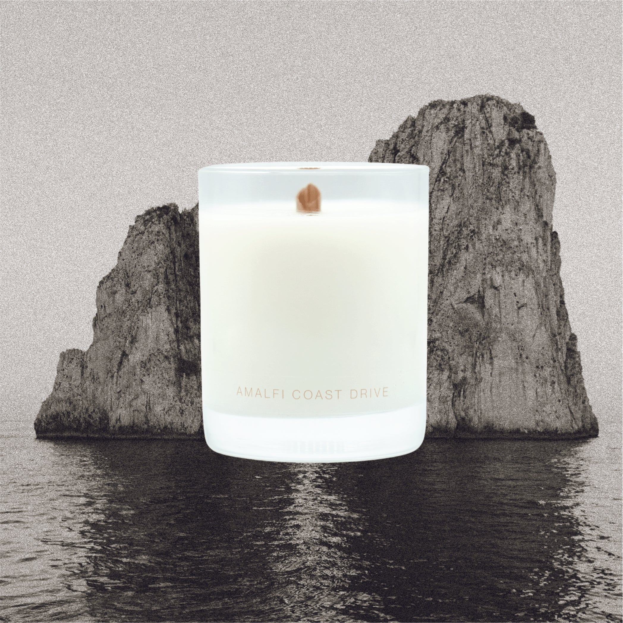 amalfi coast drive - coastal interludes - scented candle - sea salt, lemon blossom, driftwood - the ooo collective