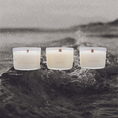 "  the coastal minis - gift set - small scented candles - the ooo collective"
